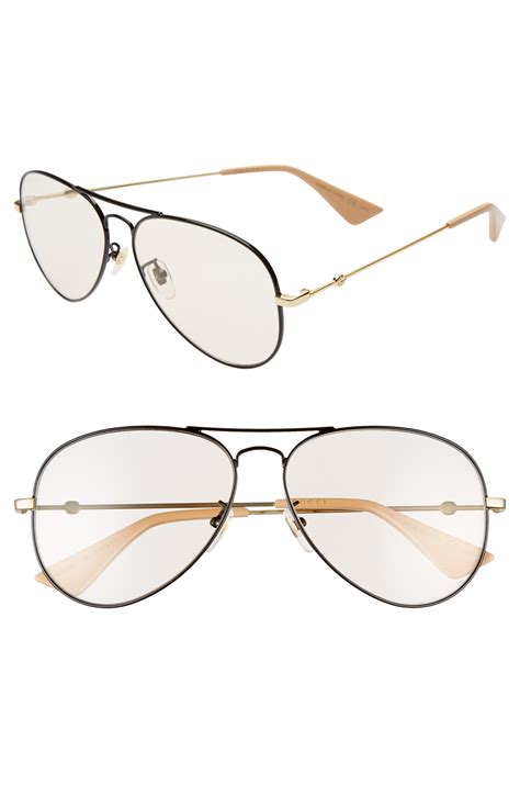 gucci acetate sunglasses on sale|gucci 60mm aviator sunglasses.